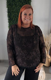 Blouse KARI chocolat