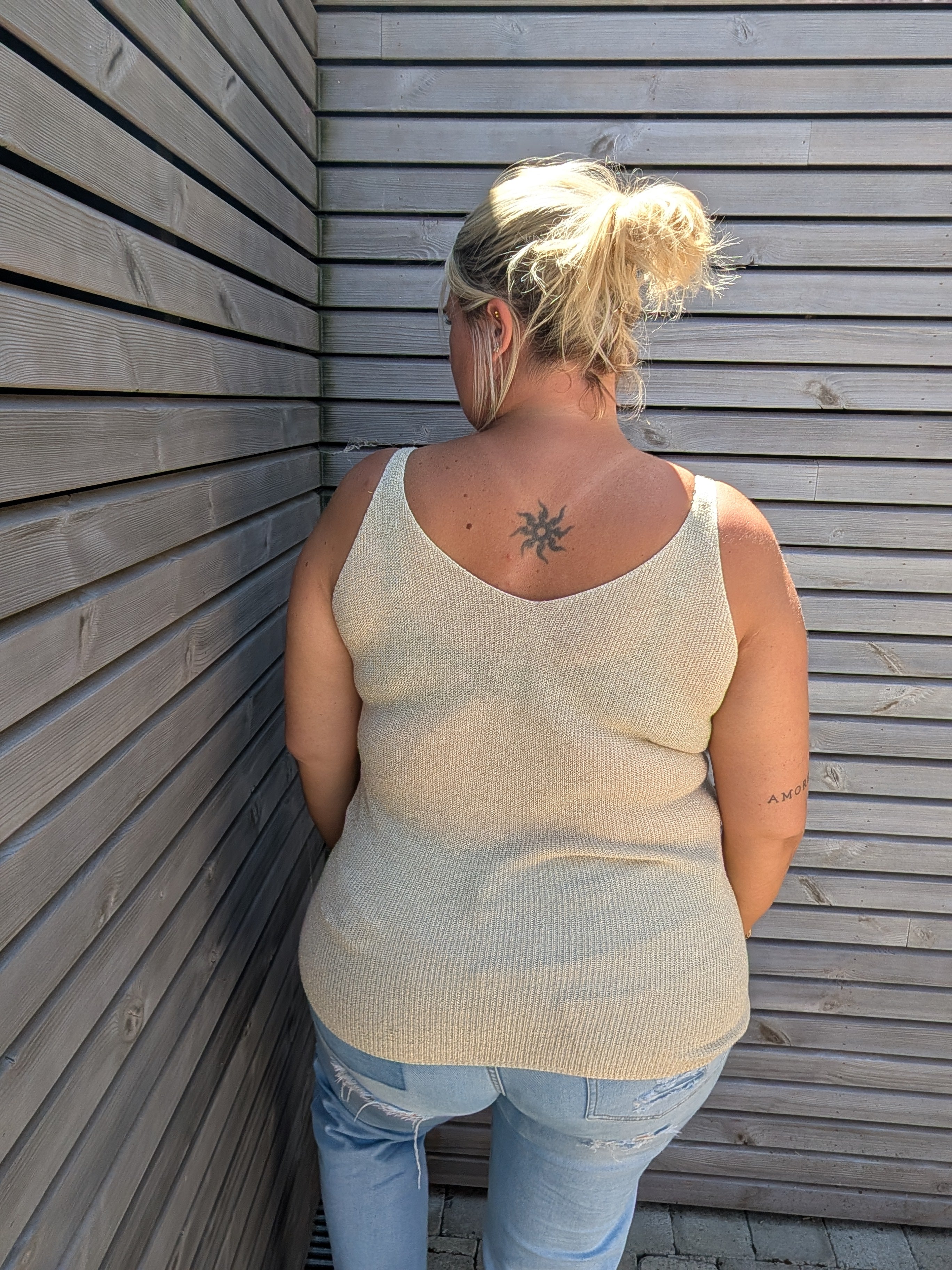 Top LUREX doré