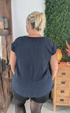 Blouse MALO bleu marine