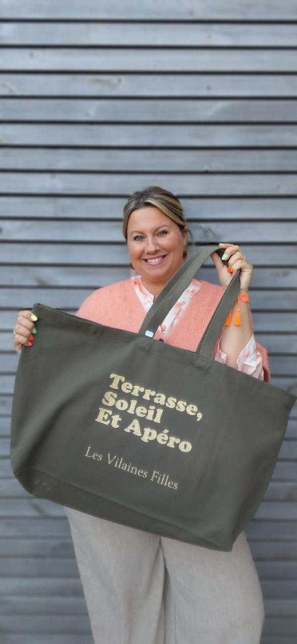 Sac XXL "Terrasse soleil et apéro"