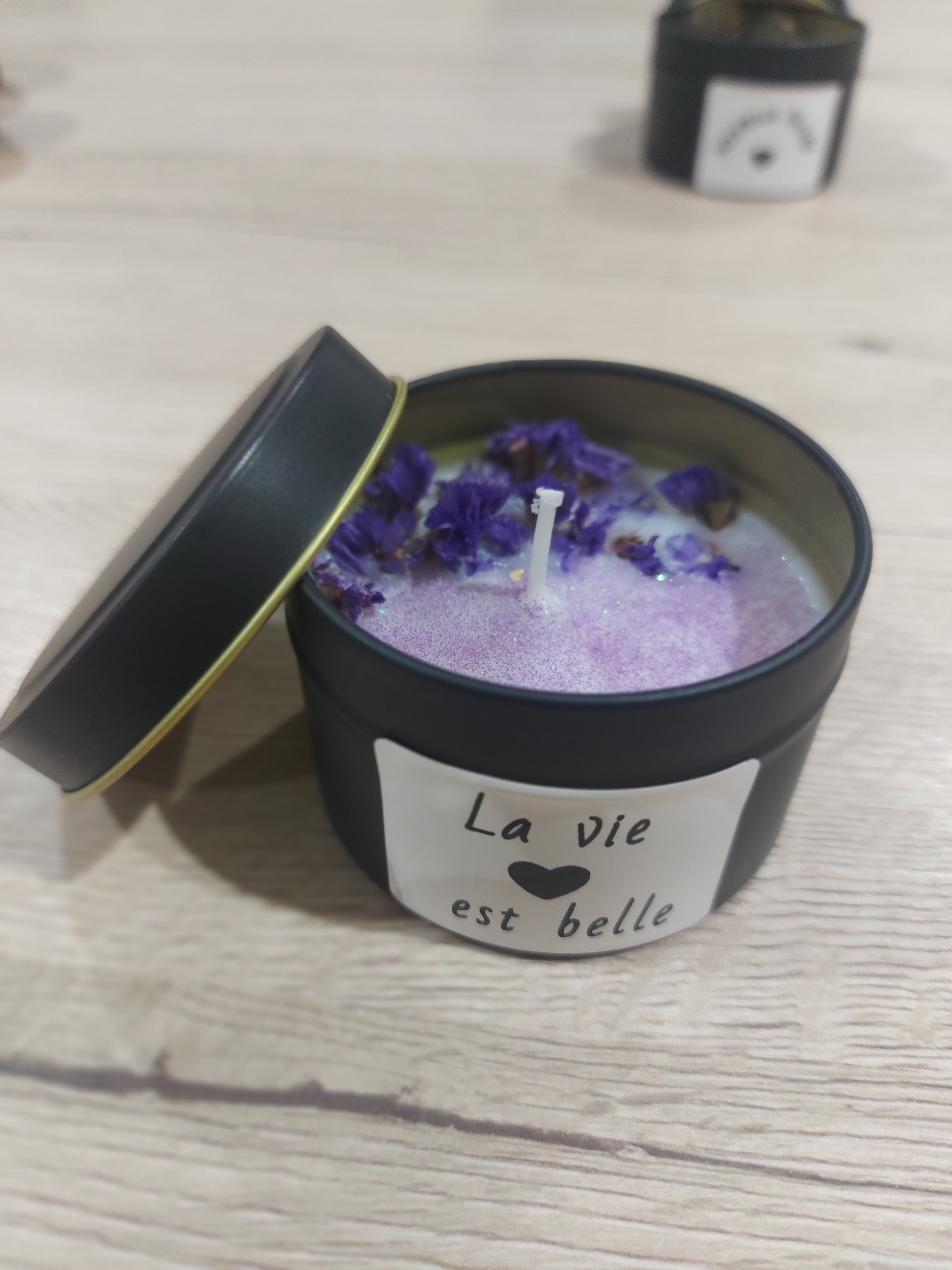 Bougie LA VIE EST BELLE