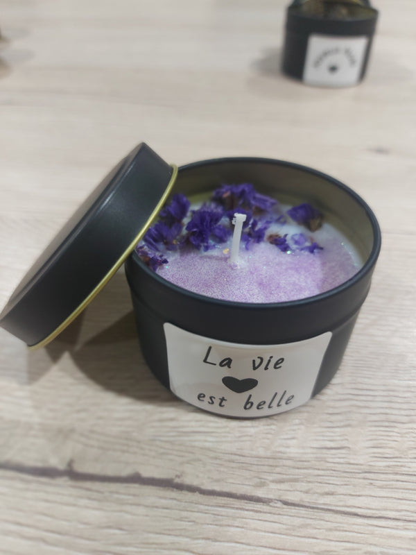 Bougie LA VIE EST BELLE