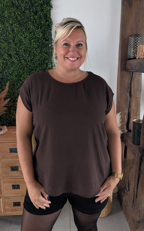Blouse MALO chocolat