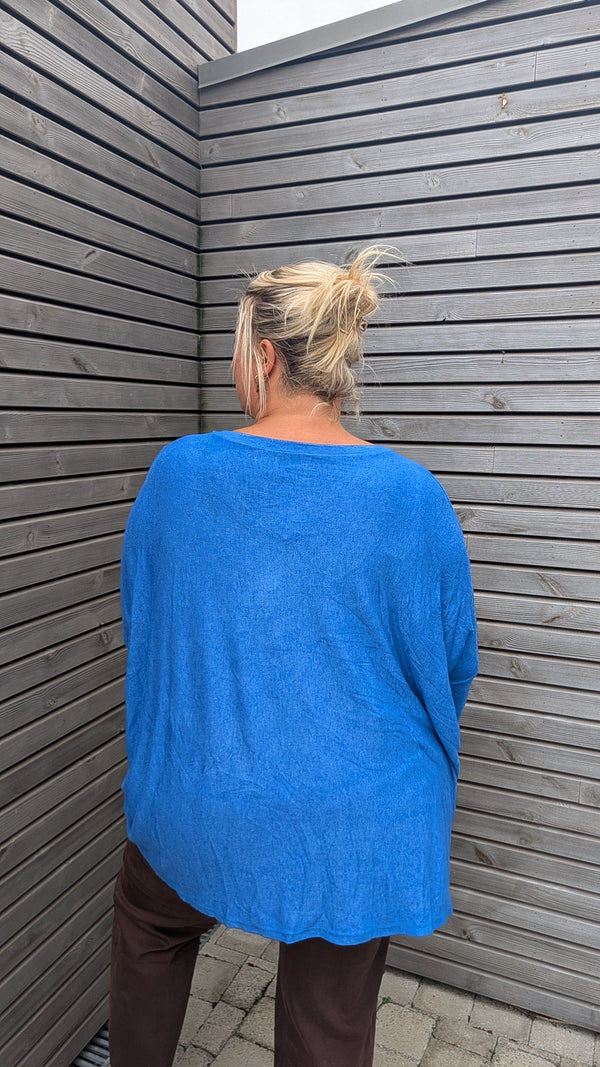 Pull AMOR plus bleu