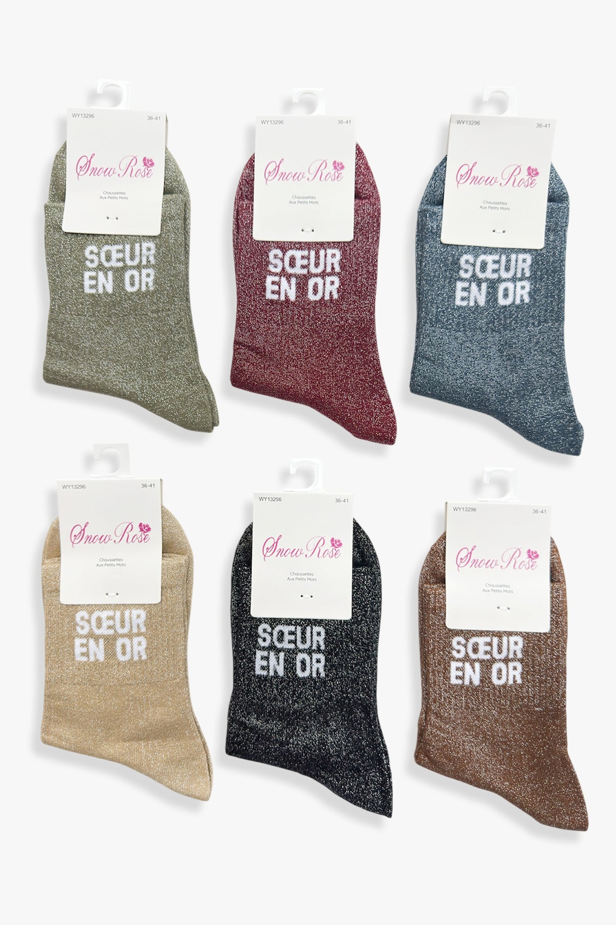 Chaussette à paillettes ADULTE