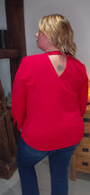 Blouse CLOTHILDE rouge