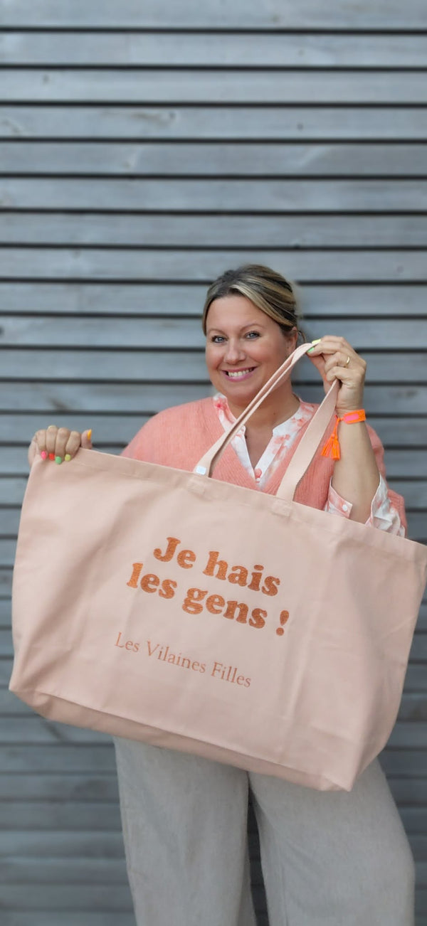 Sac XXL "JE HAIS LES GENS"