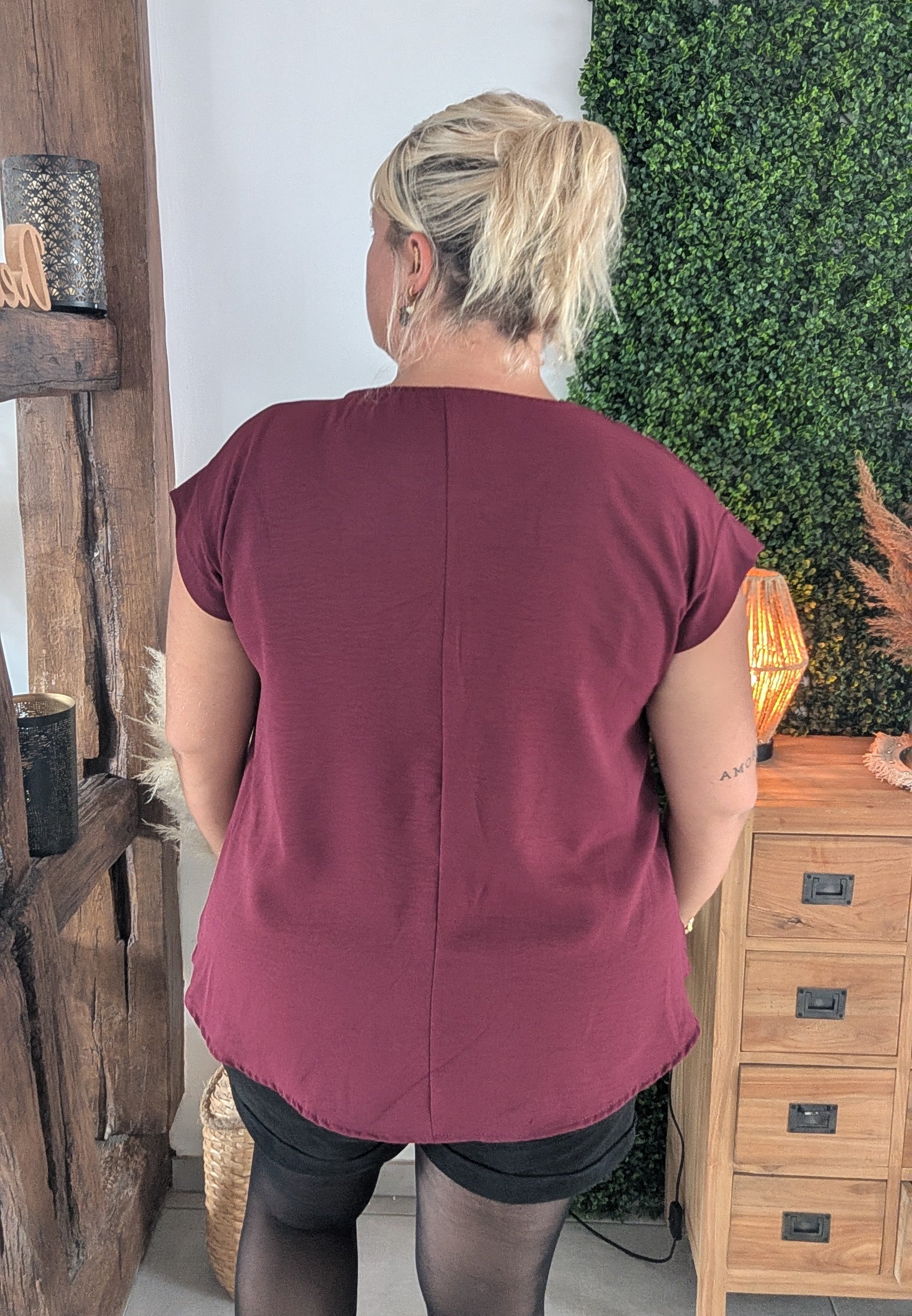 Blouse MALO bordeaux