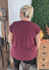 Blouse MALO bordeaux