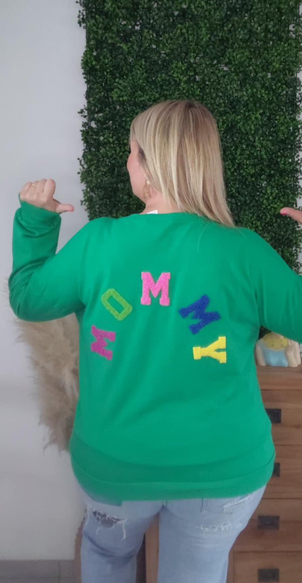 Sweat MOMMY vert