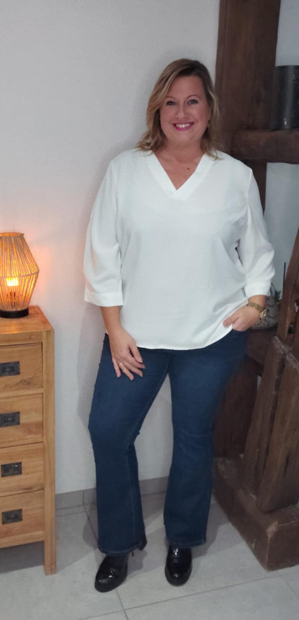 Blouse CLOTHILDE blanche
