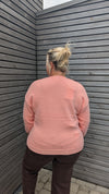 Pull ICONIC léopard saumon