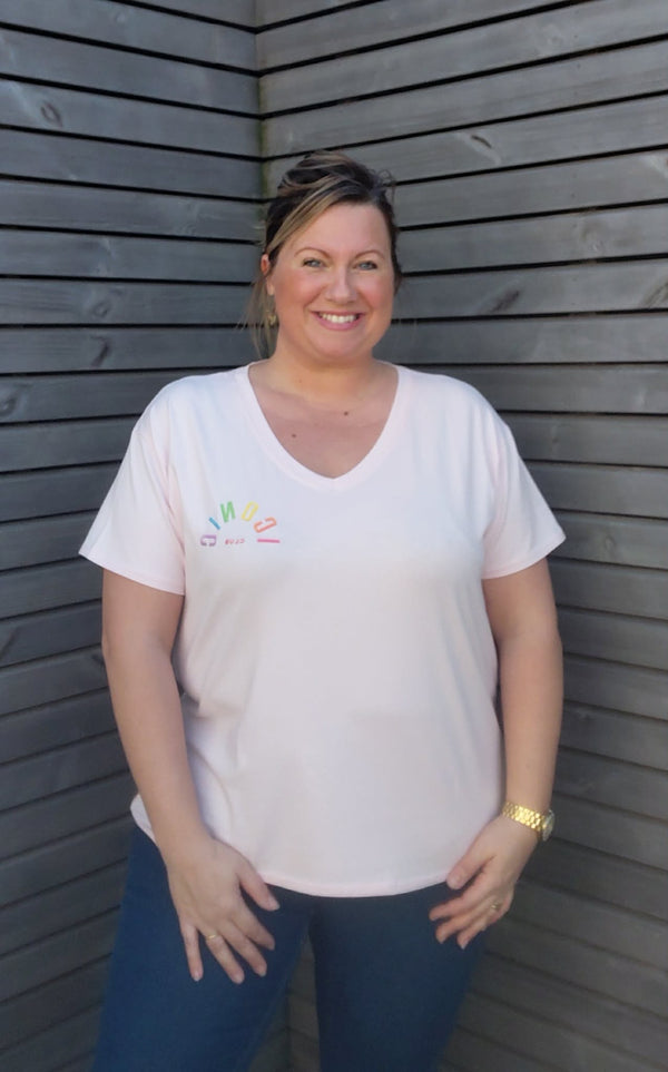 Tee shirt ICONIC rose