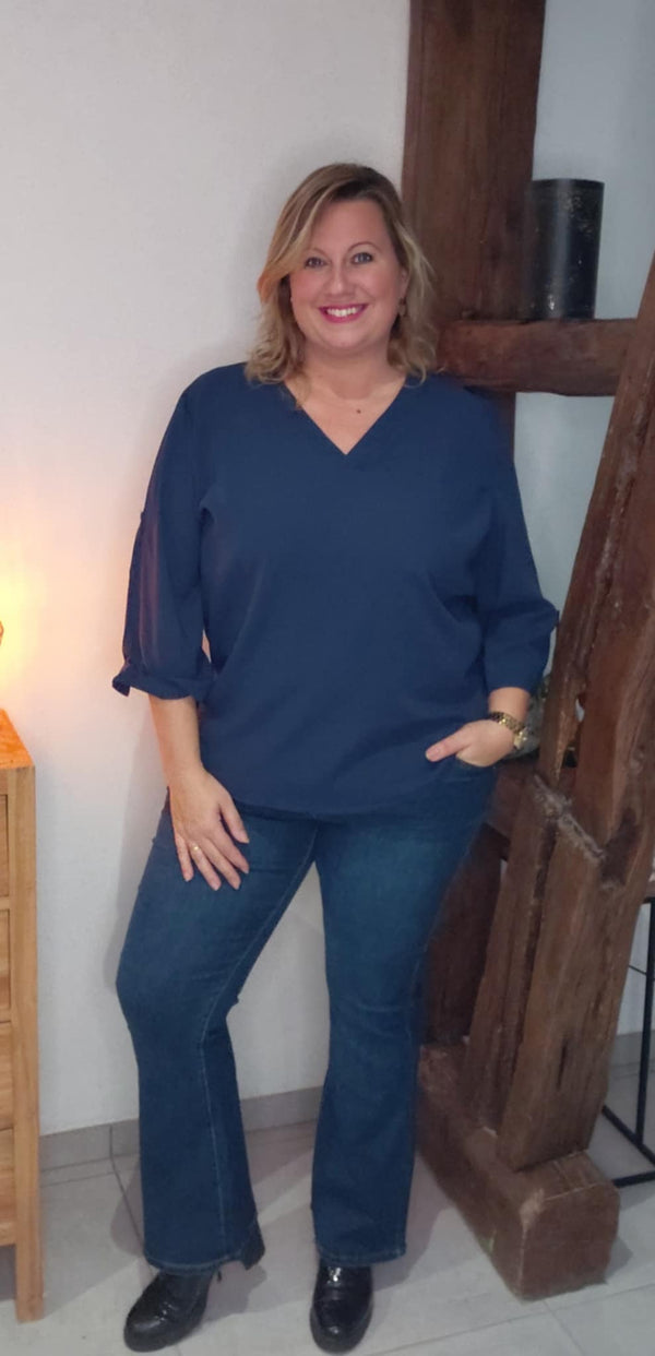 Blouse CLOTHILDE marine