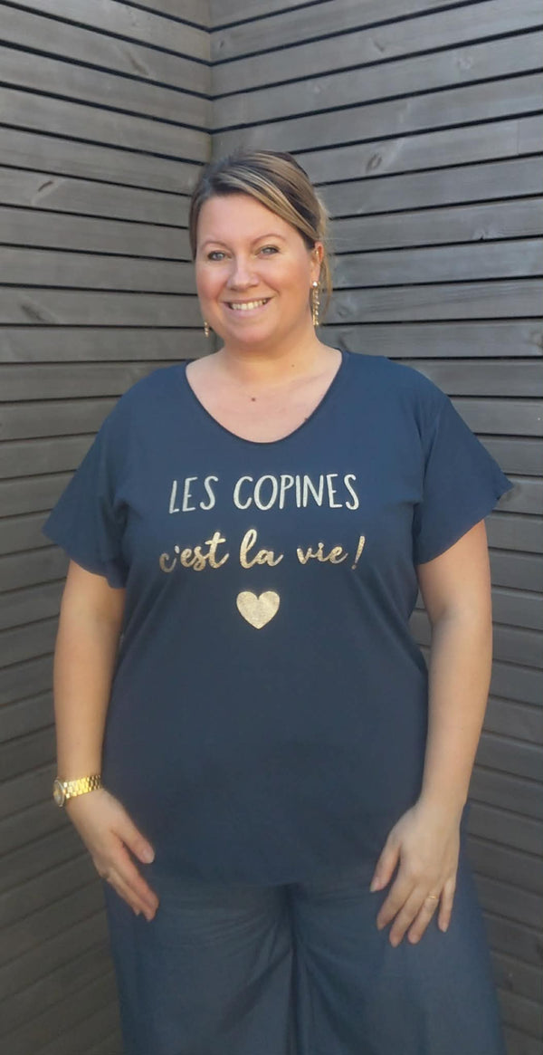 Tee shirt COPINE marine