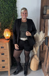 Short en DAIM noir