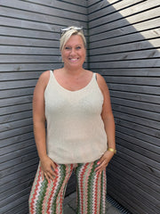 Top LUREX doré