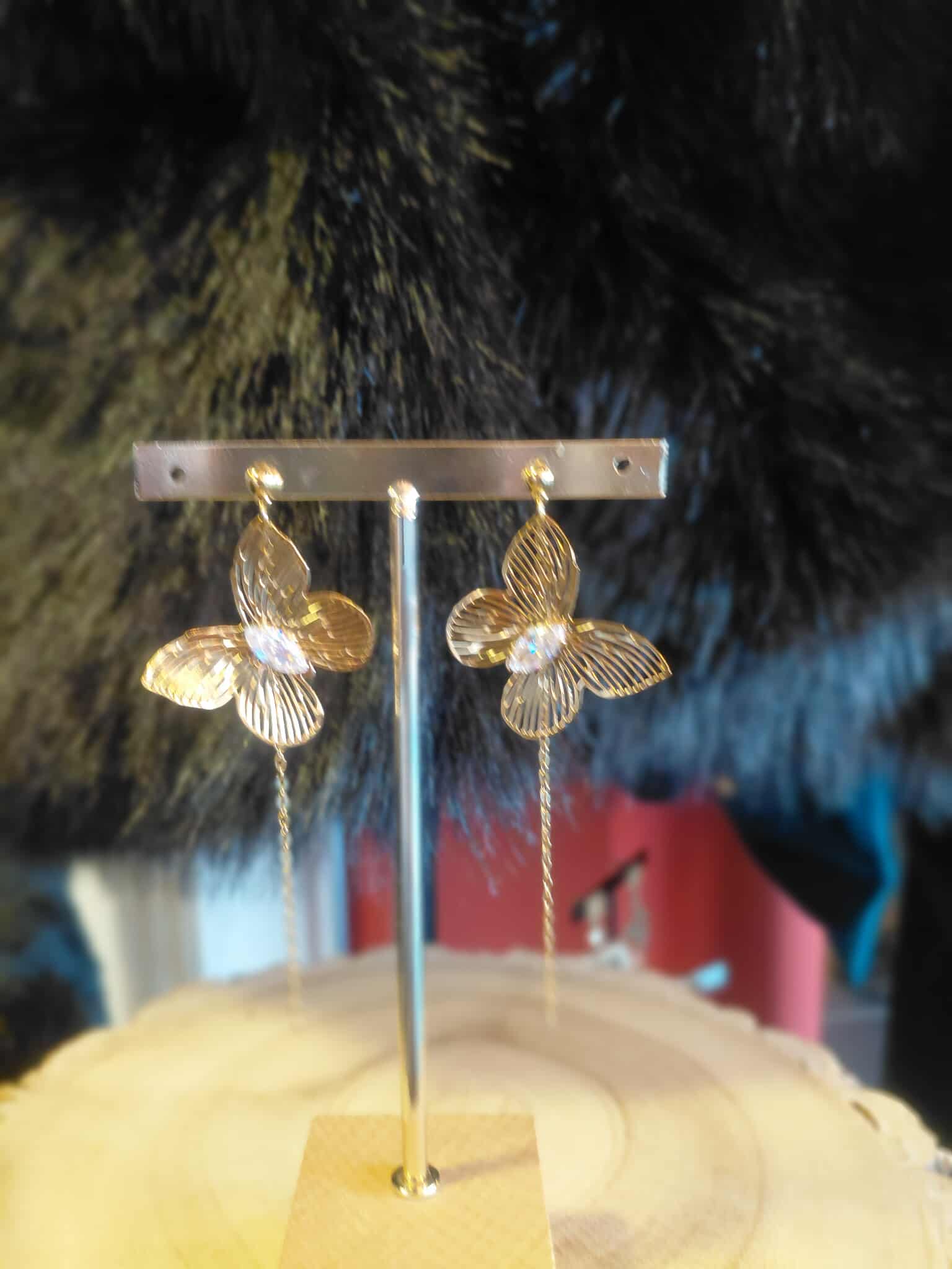 Boucles d'oreilles BUTTERFLY