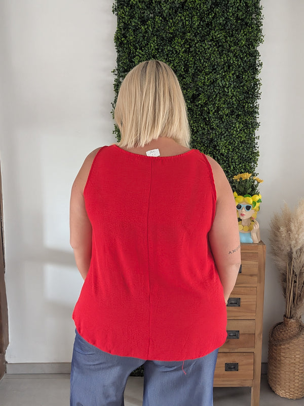 Blouse SOLEIL rouge