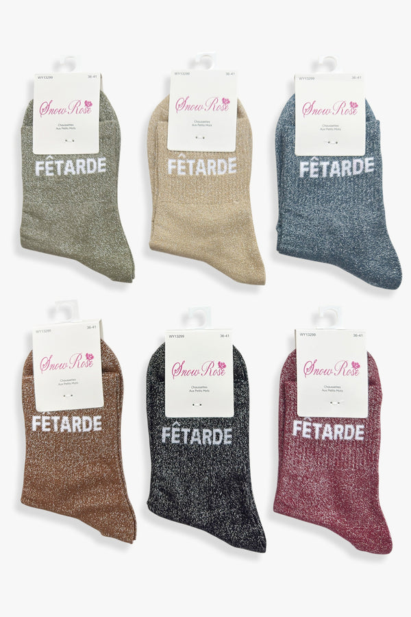 Chaussette à paillettes ADULTE