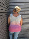 Blouse LUREX bi couleur