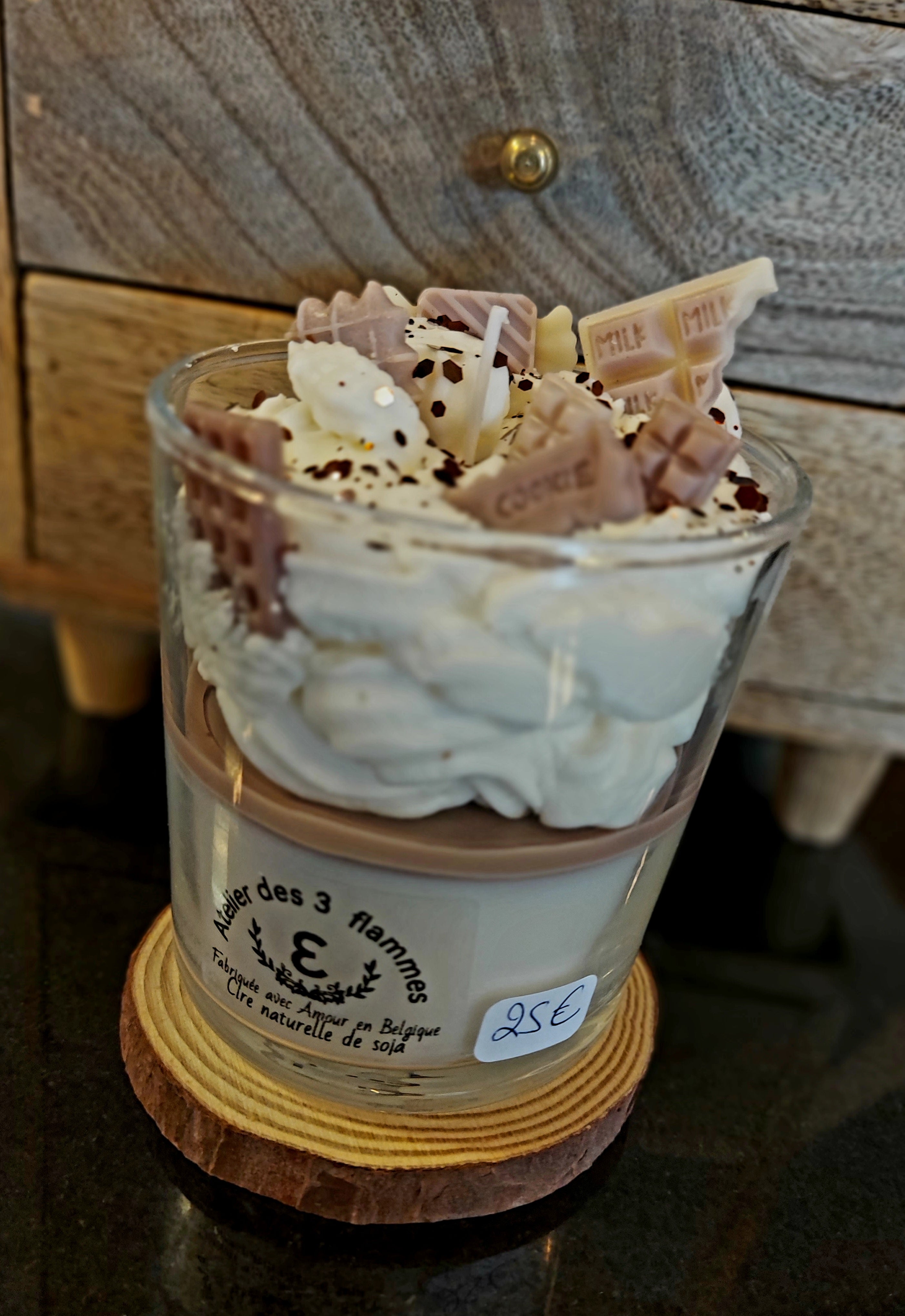 Bougie GOURMANDE brune