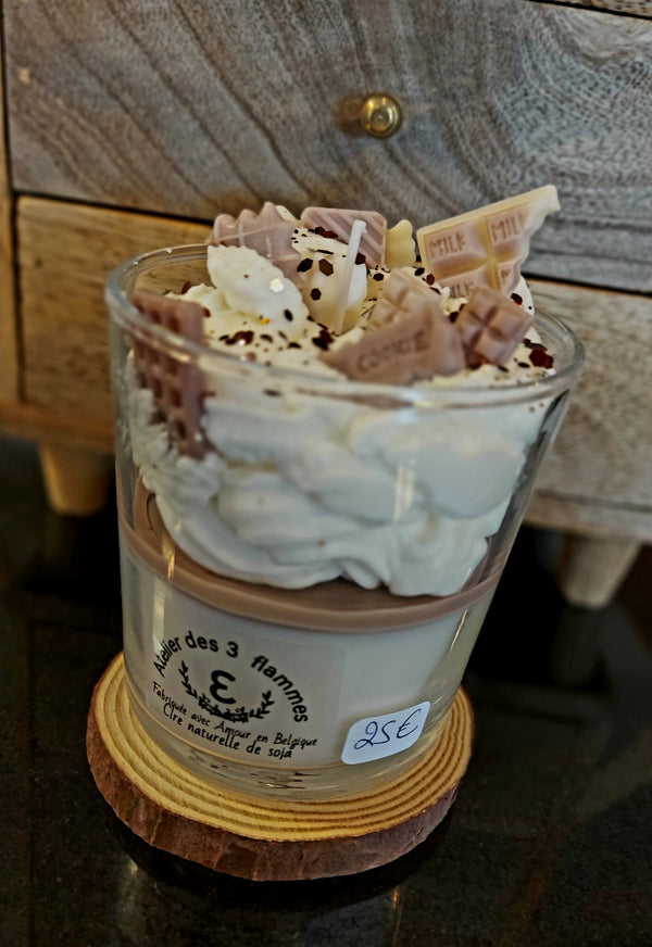 Bougie GOURMANDE brune