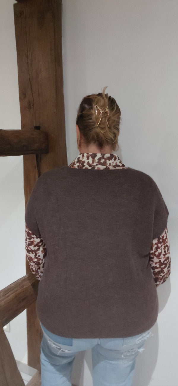 Pull DONNA brun