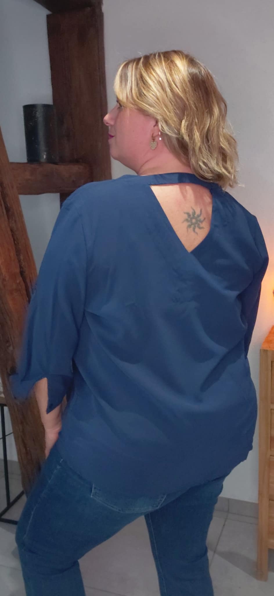 Blouse CLOTHILDE marine