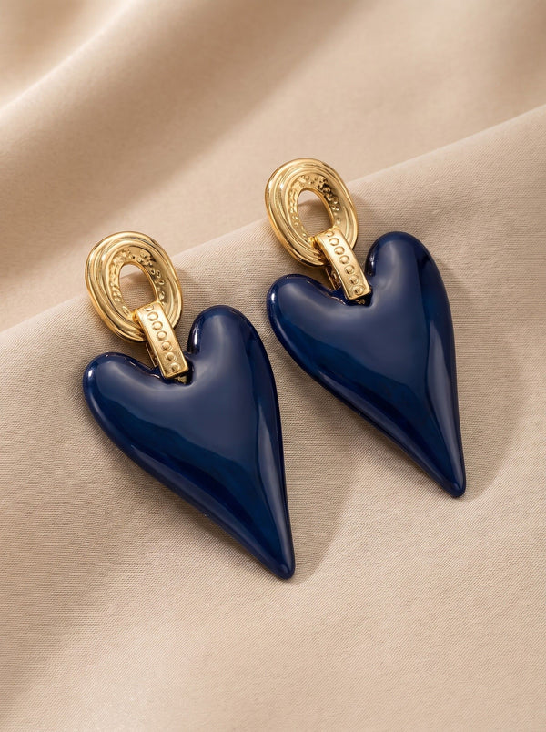 Boucles d'oreilles KIO marine