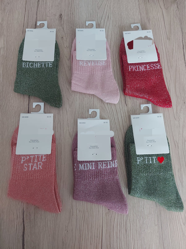 Chaussette à paillettes ENFANT