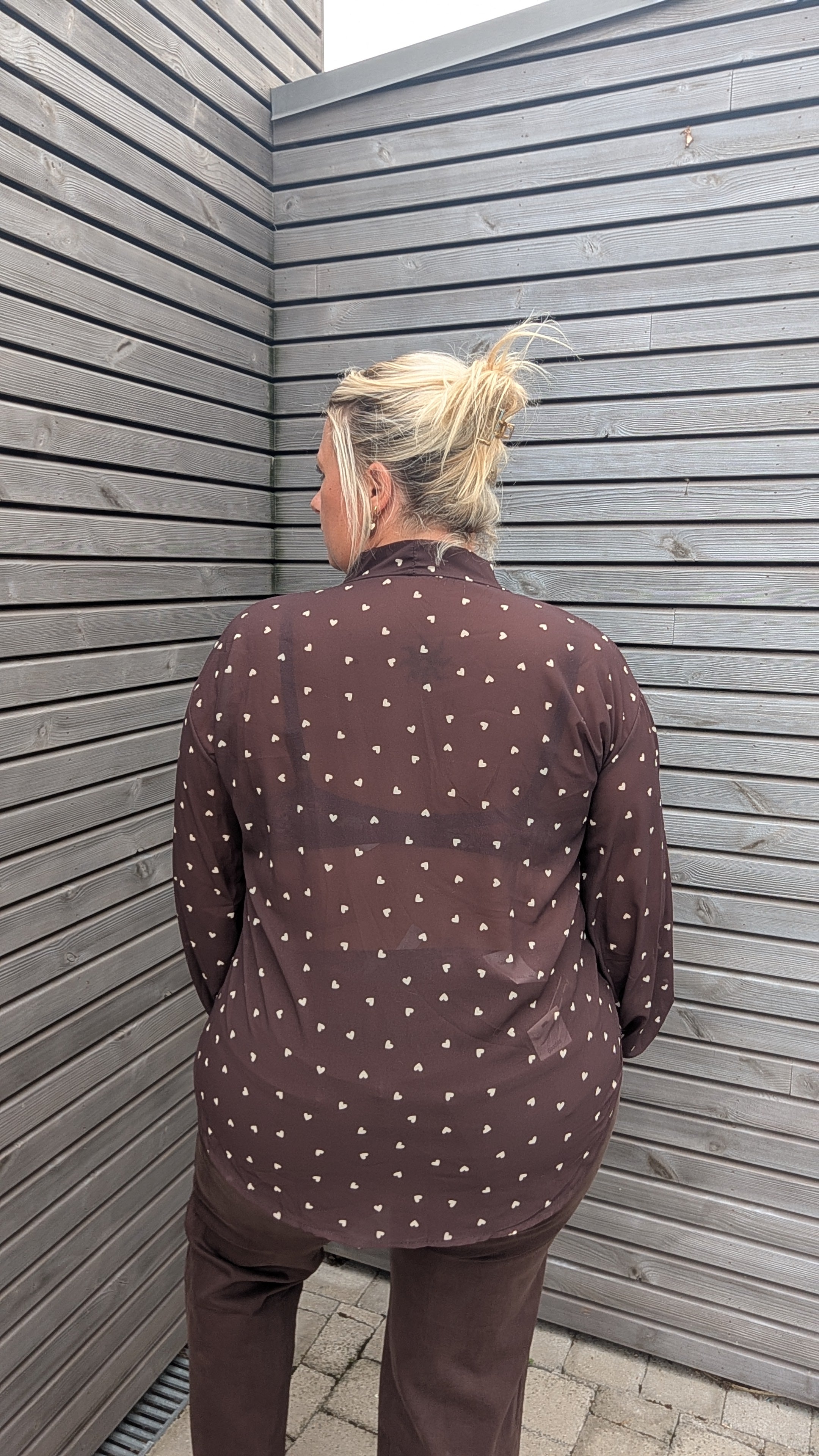 Blouse PETIT COEUR chocolat