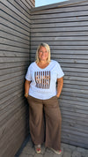 Tee shirt CIAO BELLA chocolat