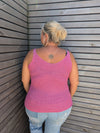 Top LUREX fushia