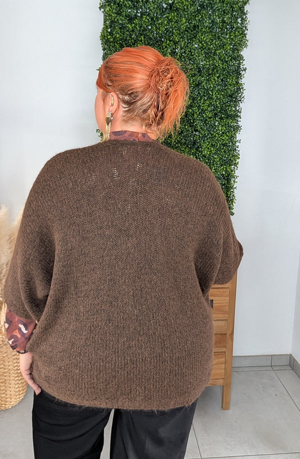 Gilet TREND chocolat