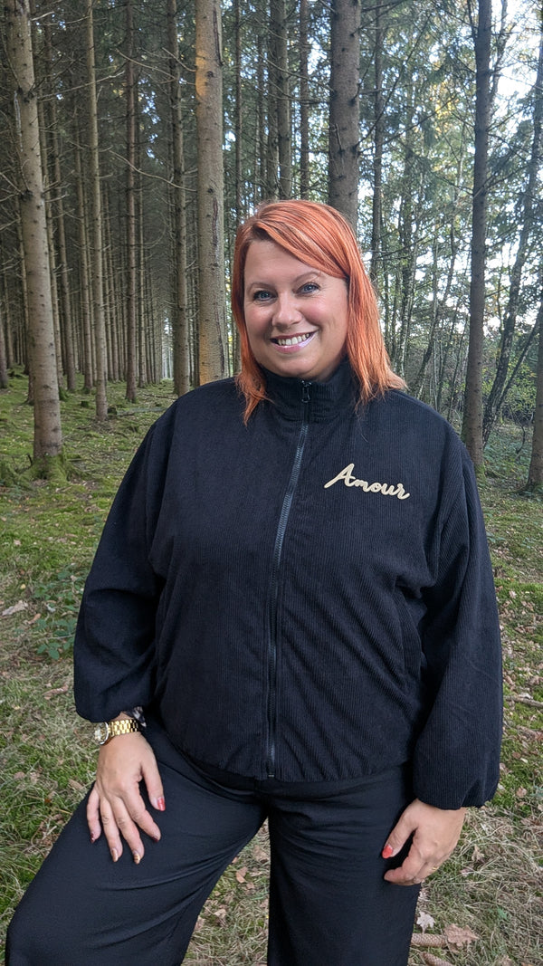Veste en VELOURS noire
