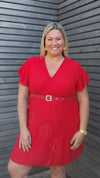 Robe BETTY rouge