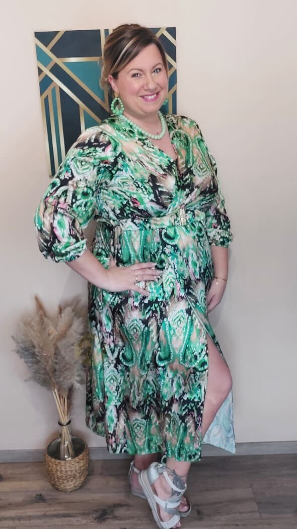 Robe EDWIGE verte