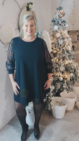 Robe fluide RITA noire