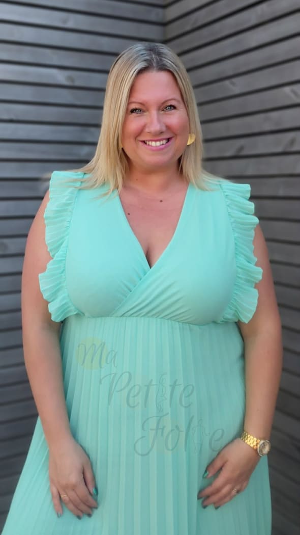 Robe MARINA vert d’eau