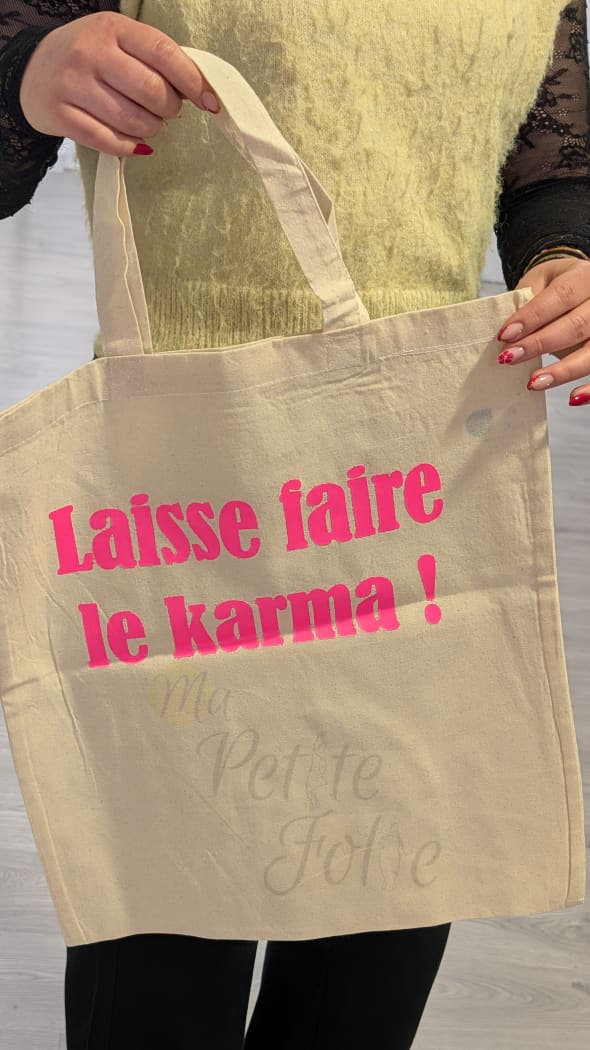 Sac LAISSE FAIRE LE KARMA