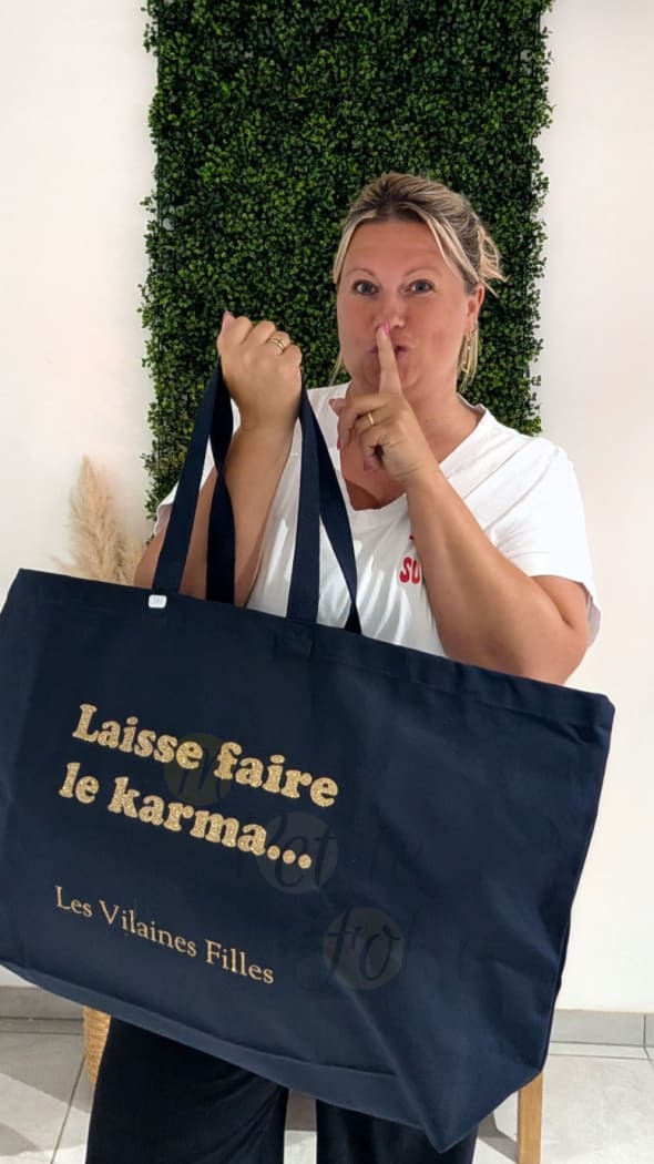 Sac XXL ’LAISSE FAIRE LE KARMA’