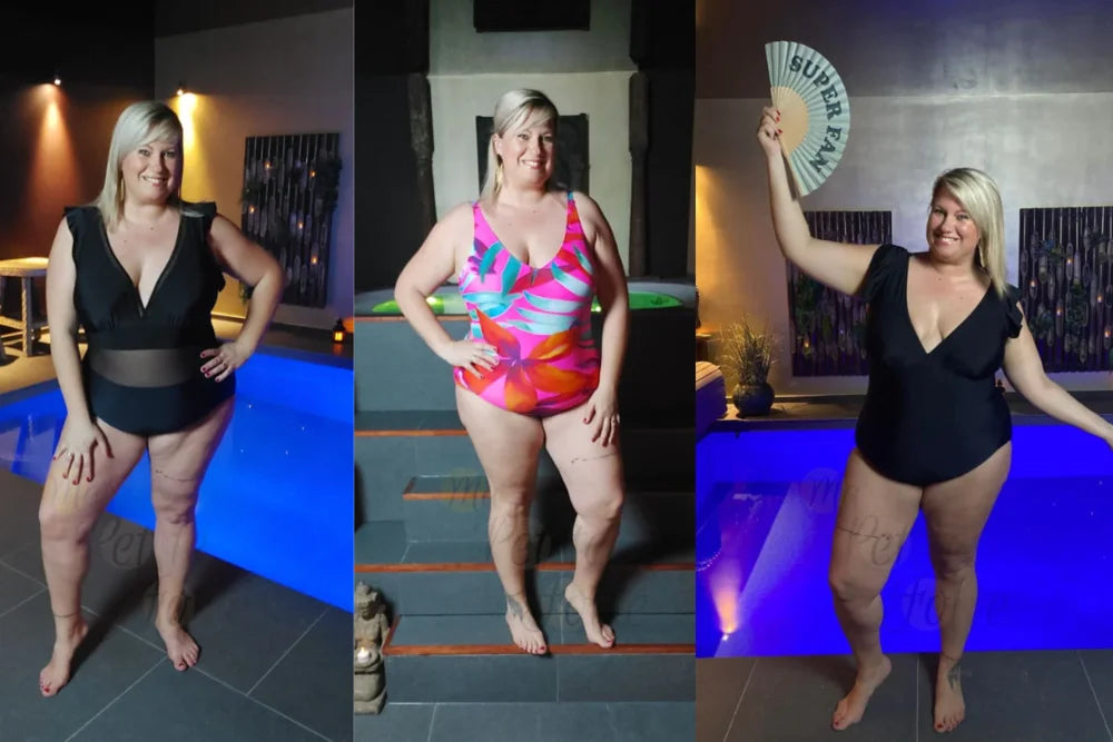 Des modèles de maillot de bain gainant pour femme ronde