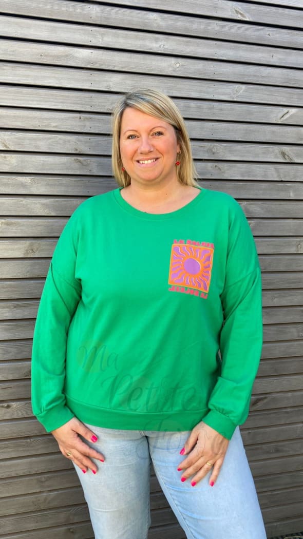 Sweat SOLEIL vert