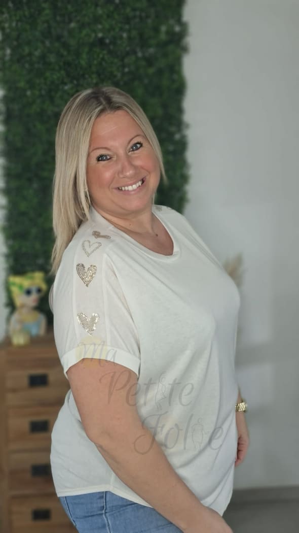 T-shirt MINA beige