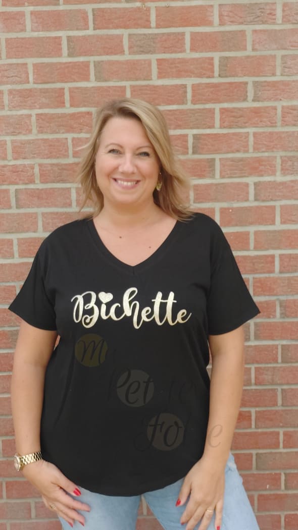 Tee shirt BICHETTE doré