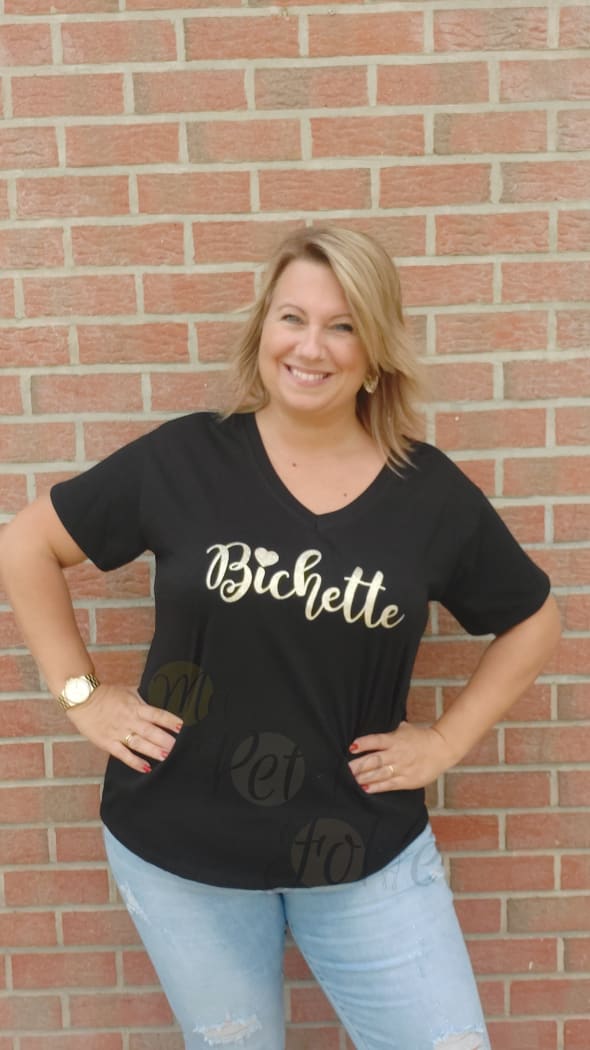 Tee shirt BICHETTE doré