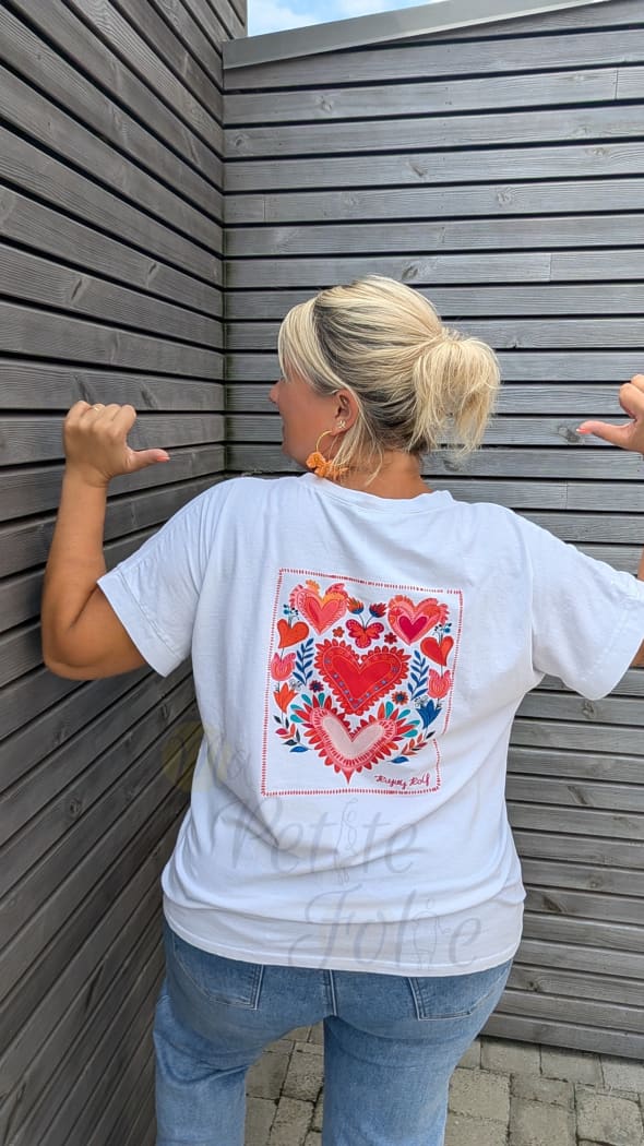 Tee shirt COEUR FLEURI