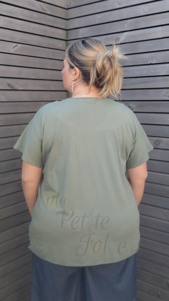 Tee shirt COPINE kaki