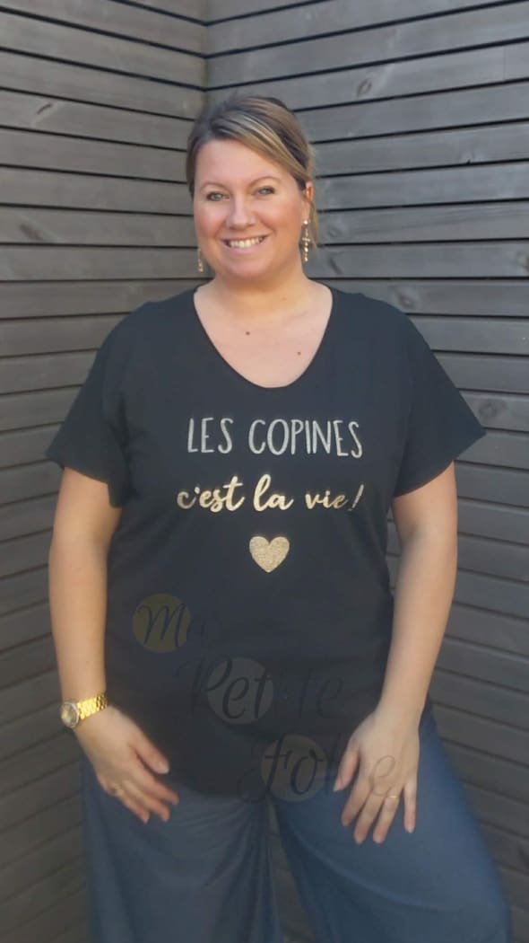 Tee shirt COPINE noir